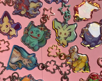 MEGA SALE, Holographic Charms, Eevee, Gengar and more