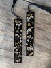 Gypsophila and Gold Flake Bookmarks 