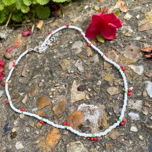 Cherry Beaded Necklace