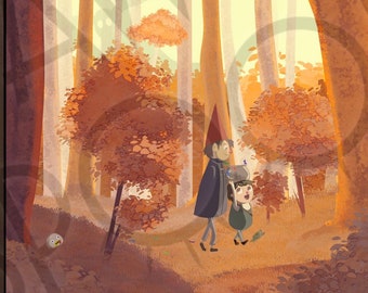 Pegatina de linterna de pared "Over The Garden"