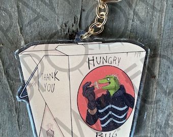 Llavero de comida para llevar de Hungry Bug
