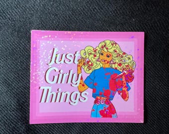 Bloody Killer Doll Holographic Sticker