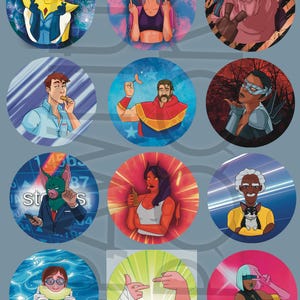 Botones del equipo Z de Dispatch