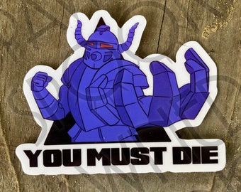 GameGrumps You Must Die Sticker