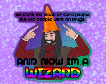 Pegatina del mago Nandor WWDITS