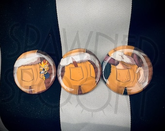 Pin de botón de pastel de Hawks