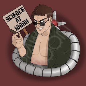 Doc Ock Science Sticker