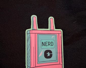 Ghostfiles Nerd Sticker