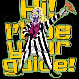 Beetlejuice Guide Sticker