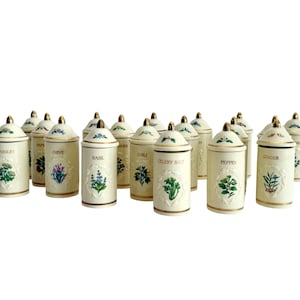 Vintage Lenox Spice Garden Porcelain Herb Jar – 1992 - Choose Your Spice