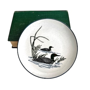 Vintage Decorative Duck Plate - Wildlife Art Decor
