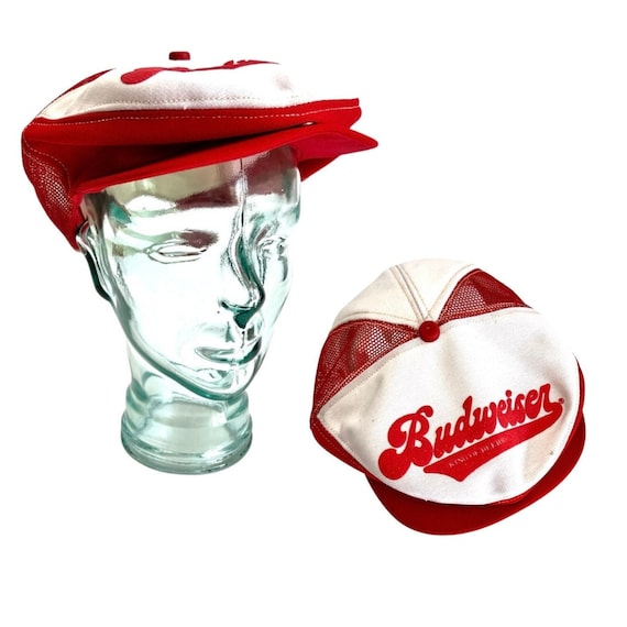 Vintage Budweiser Newsboy Hat | 1970s Beer