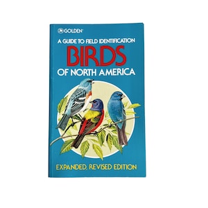 Vintage 1983 Golden Guide Birds of North America | Field Identification Book Illustrated Birding Manual | Ornithology Nature Gift