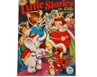 Vintage 1946 "Little Stories for Little People" Children's Book – Merrill Publishing