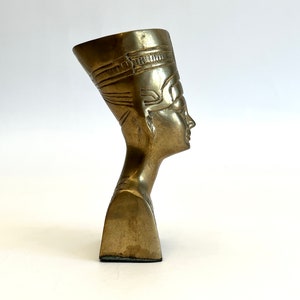 Brass Egyptian Bust Figurine image 5