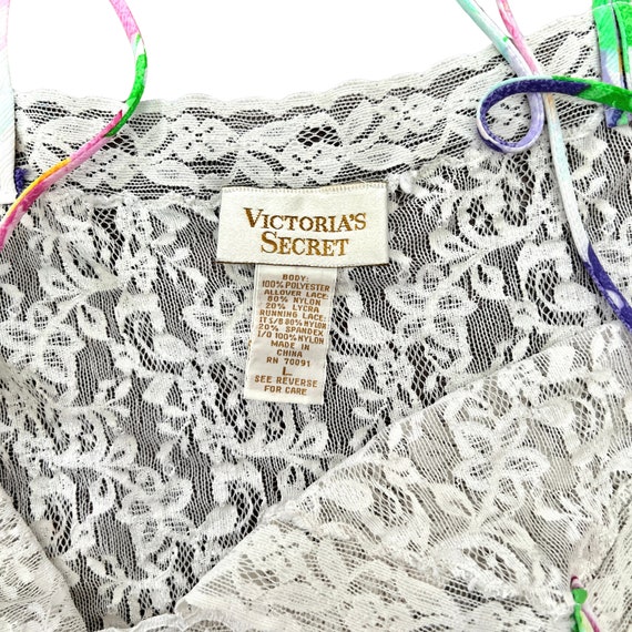 Size L - Victoria's Secret Vintage Gold Label Flo… - image 9