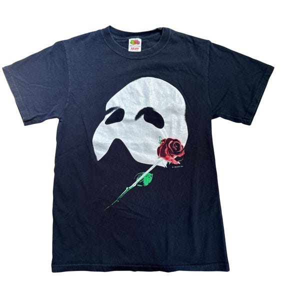 Vintage 1986 Phantom of the Opera T-Shirt | Original Broadway Production | Fruit of the Loom | Size Small | 80s Theatre Tee | RUG PLC