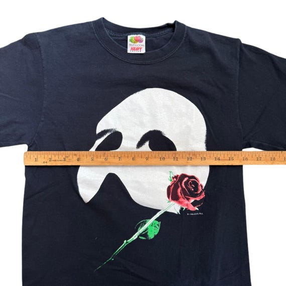 Vintage 1986 Phantom of the Opera T-Shirt | Original Broadway Production | Fruit of the Loom | Size Small | 80s Theatre Tee | RUG PLC View 5
