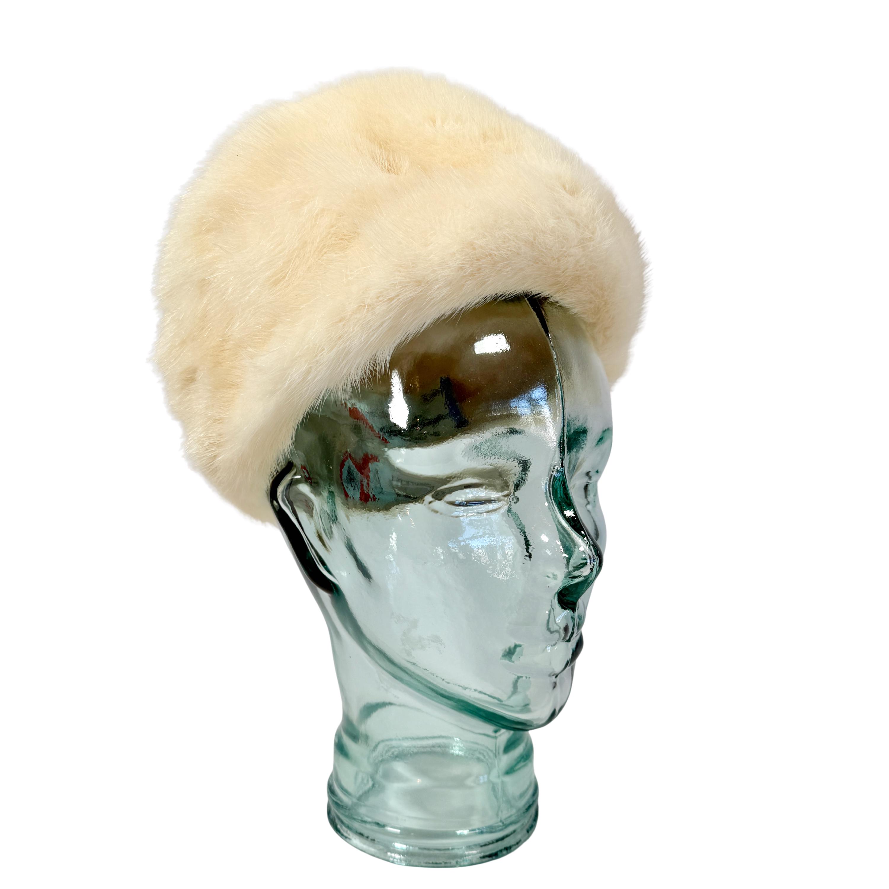 Cream Mink Hat - Etsy