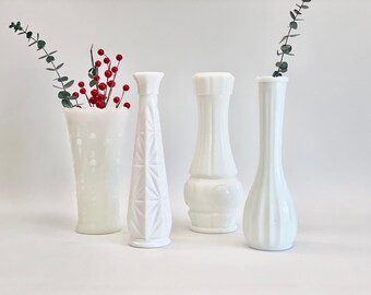 Mixed Set of 4 Glass VasesWedding Table D\u00e9corTable CenterpieceV#A12