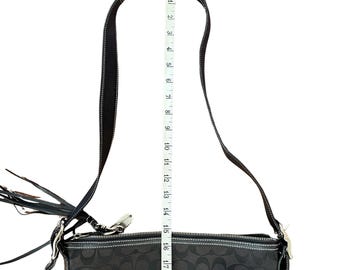 Vintage Y2K Coach Black Signature Shoulder Bag – Coach Soho 9349