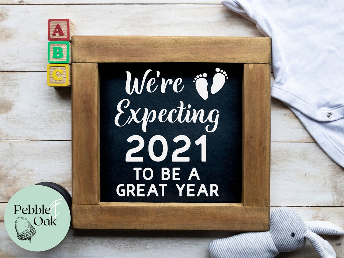 Download Expecting 2021 Svg Baby Announcement SVG Pregnancy | Etsy
