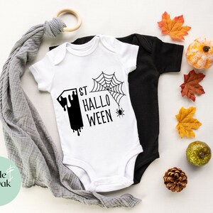 First Halloween SVG - Spooky Onesie SVG - 1st Halloween Cut File - October Svg - Fall Baby SVG - Cute Halloween Svg - Halloween Onesie svg