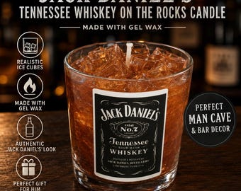 Whiskey On The Rocks Candle