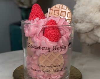 Strawberry Waffle Candle
