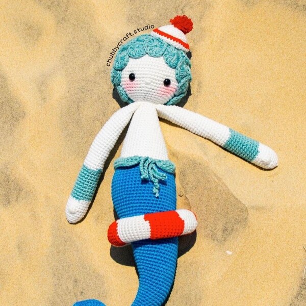 Amigurumi Lalylala Mermaid - Amigurumi mermaid, Stuffed toy, Baby toy, Gift for baby