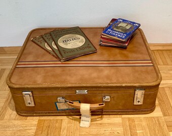 Vintage Koffer Amelia Earhart/60er Jahre/Flugpionierin/Sammlerstück/Mid Century