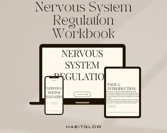 Nervous System Regulation Workbook | Somatic Exercises, Emotional Resilience (PDF Download)