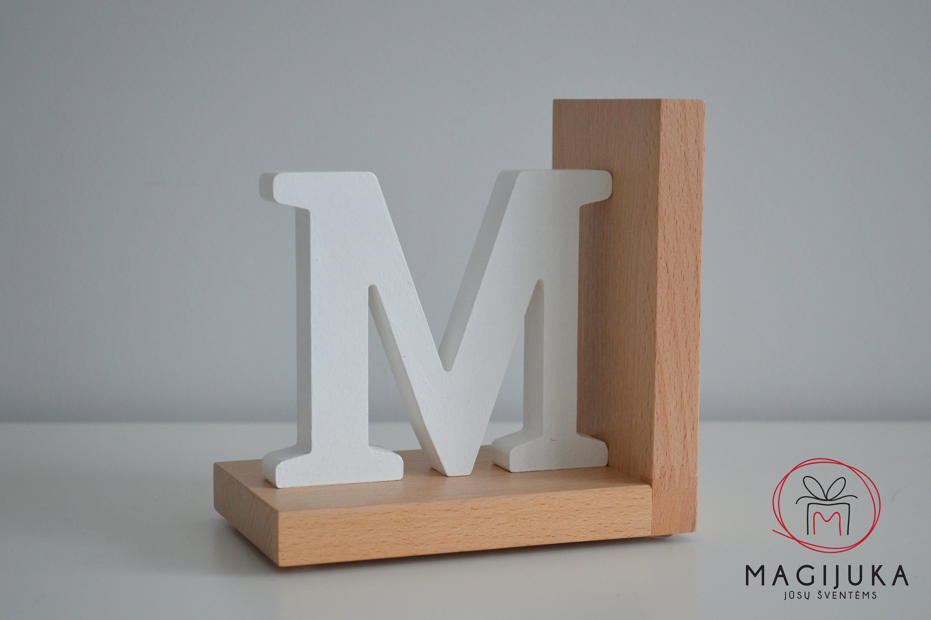 Personalized Baby Book Ends First Initials,bookend for Kids Room,baby ...