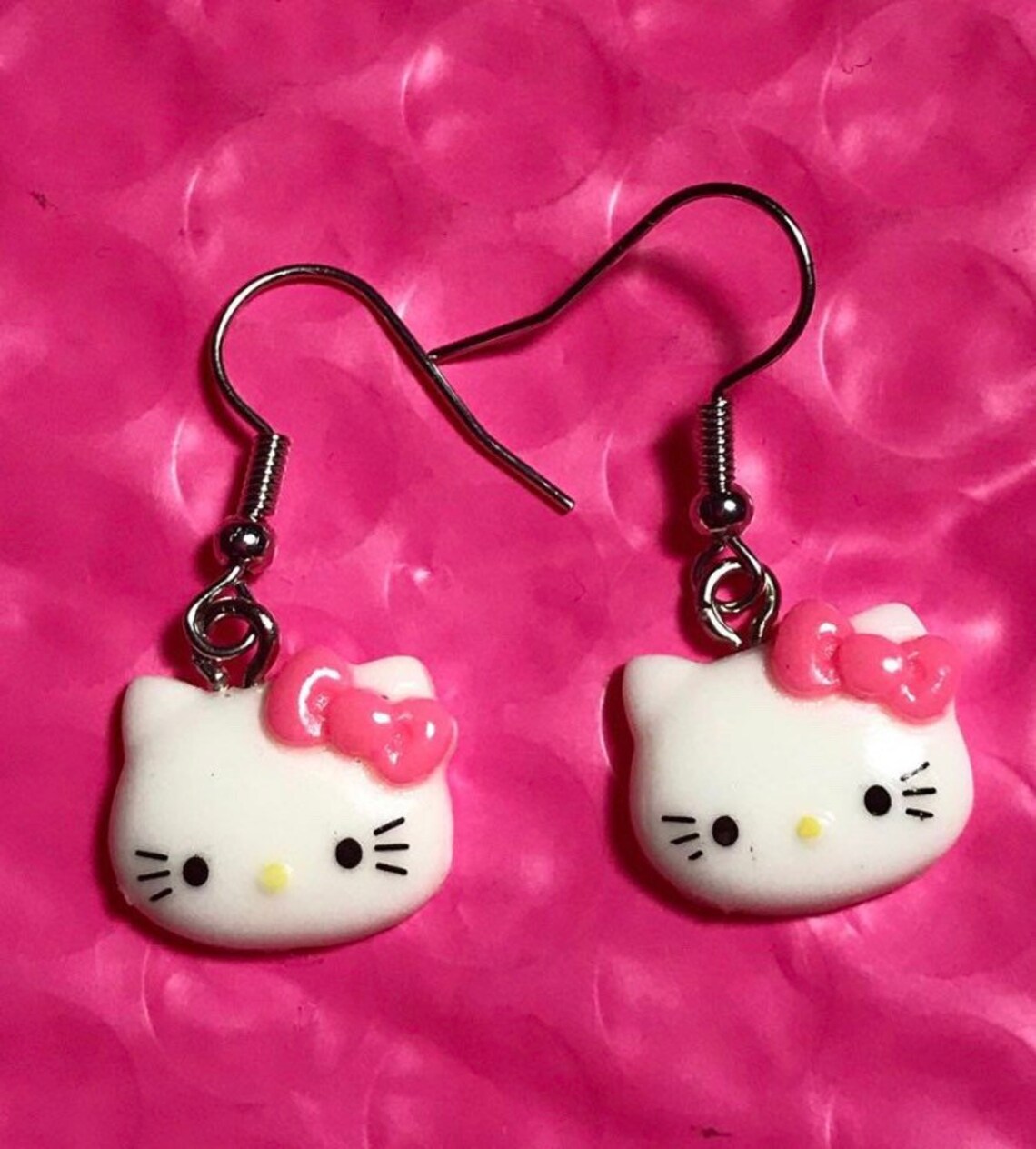 Hello Kitty Earrings Etsy