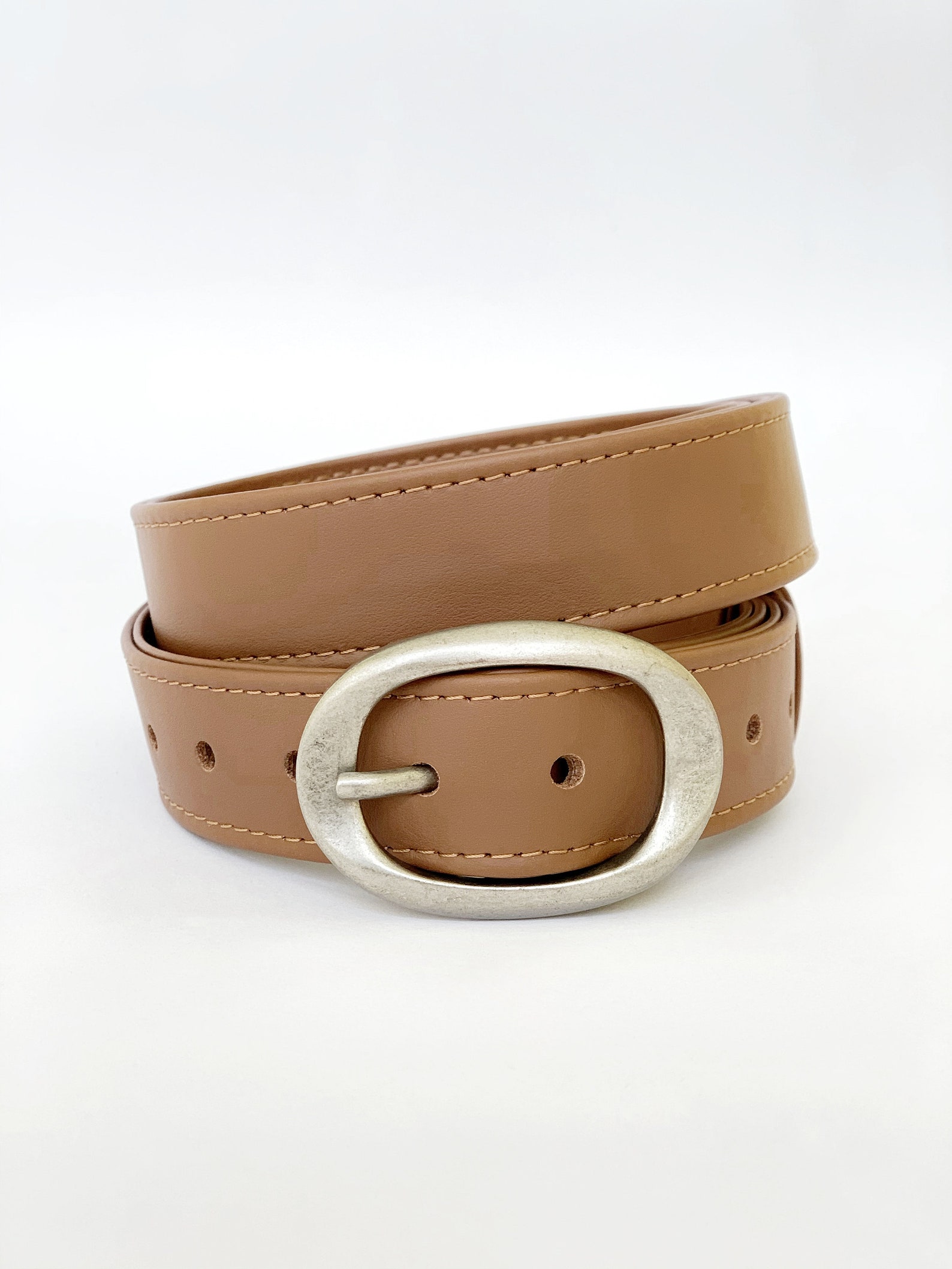 Brown leather belt for women with Italian leather Handmade Etsy