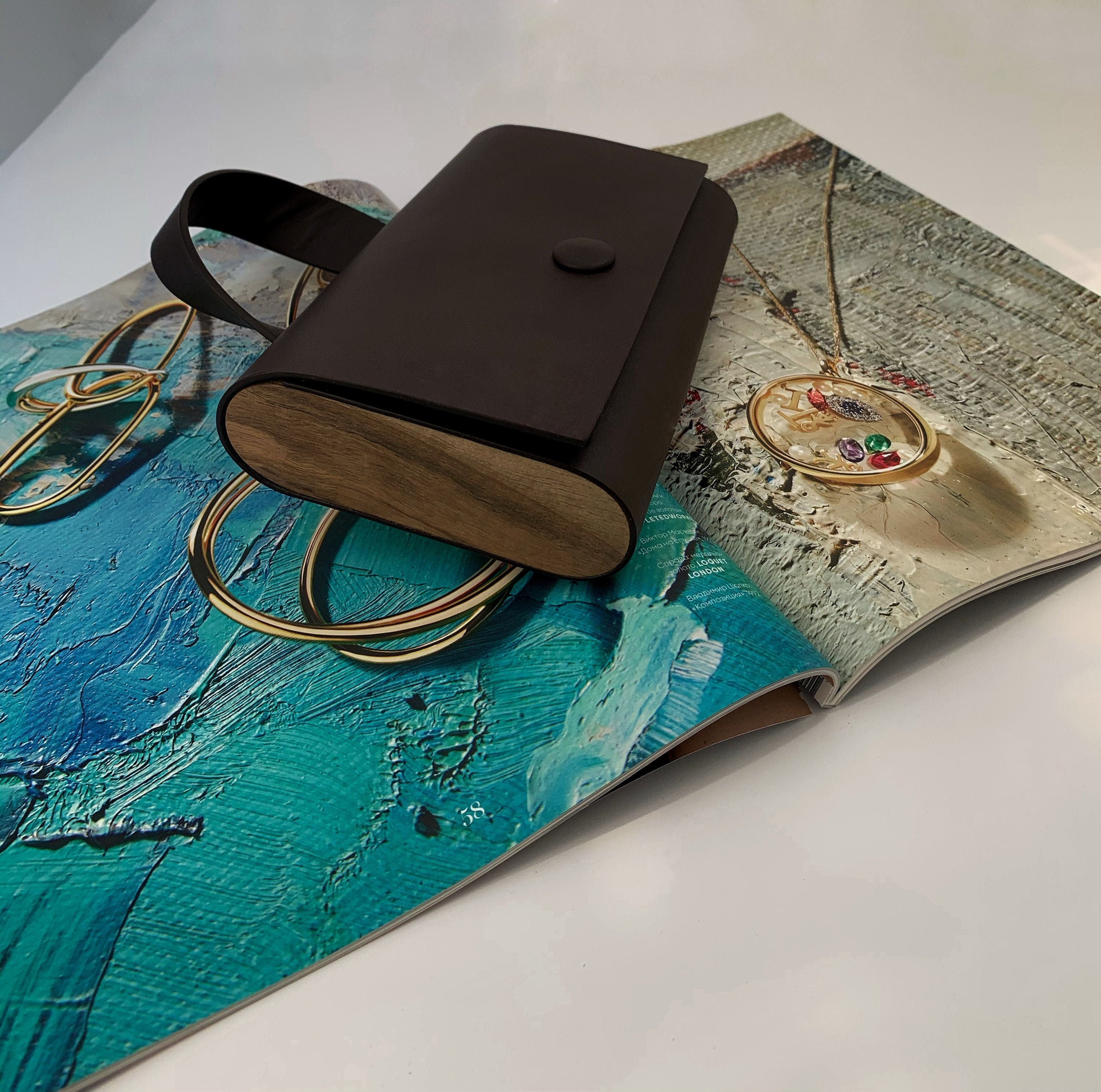 Brown Leather Waist Bag Italian Leather Fanny Pack Handmade Etsy