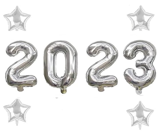 16 Inch Silver CONGRATS Balloon Banner - Foil Mylar Letter Balloons For Graduation & Parties