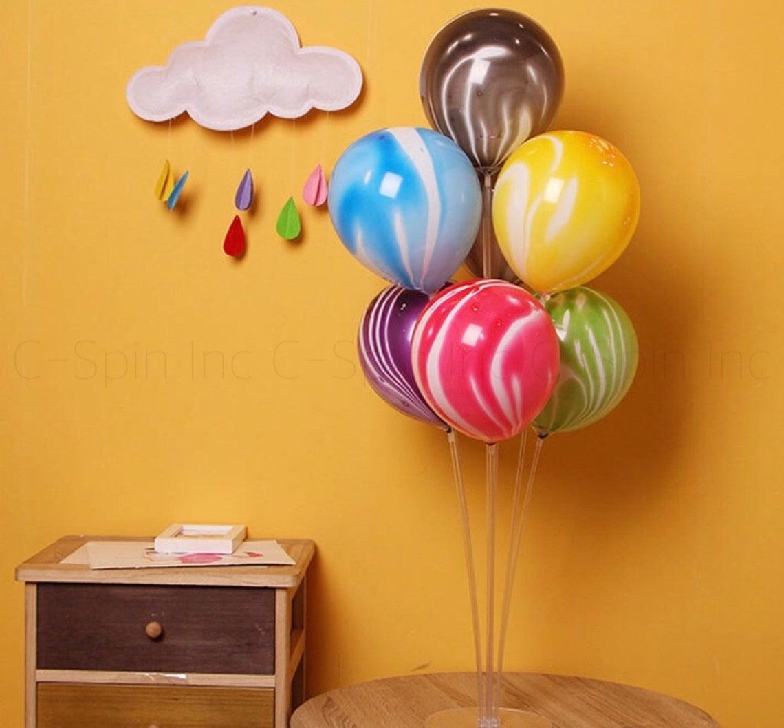 28 Table Stand Balloon Stick w cap Kit Centerpiece Etsy