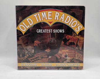 Vintage Radio Old Time Radio's Greatest Shows 20 Cassette Set 60 Programs