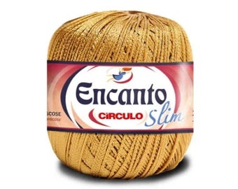 Lana -Circulo Encanto Slim - ORO - 100% viscosa