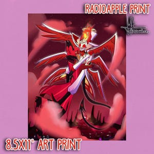 Hazbin Hotel - RADIOAPPLE PRINT [8.5x11&quot;]