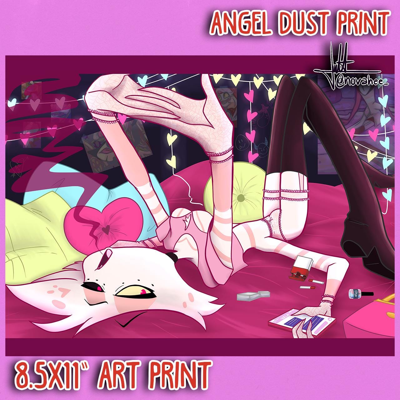 Angel dust hazbin hotel poster - Etsy 日本