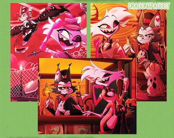Hazbin Hotel HUSKERDUST PRINT SET [22x28cm]