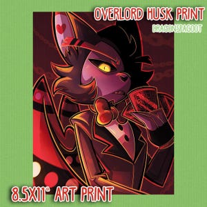 Hazbin Hotel OVERLORD HÜLKE PRINT [22x28cm]