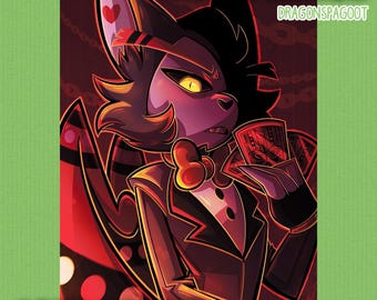 Hazbin Hotel OVERLORD HÜLKE PRINT [22x28cm]