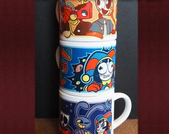 Juego de tazas apilables TADC [Tazas de 10 oz]
