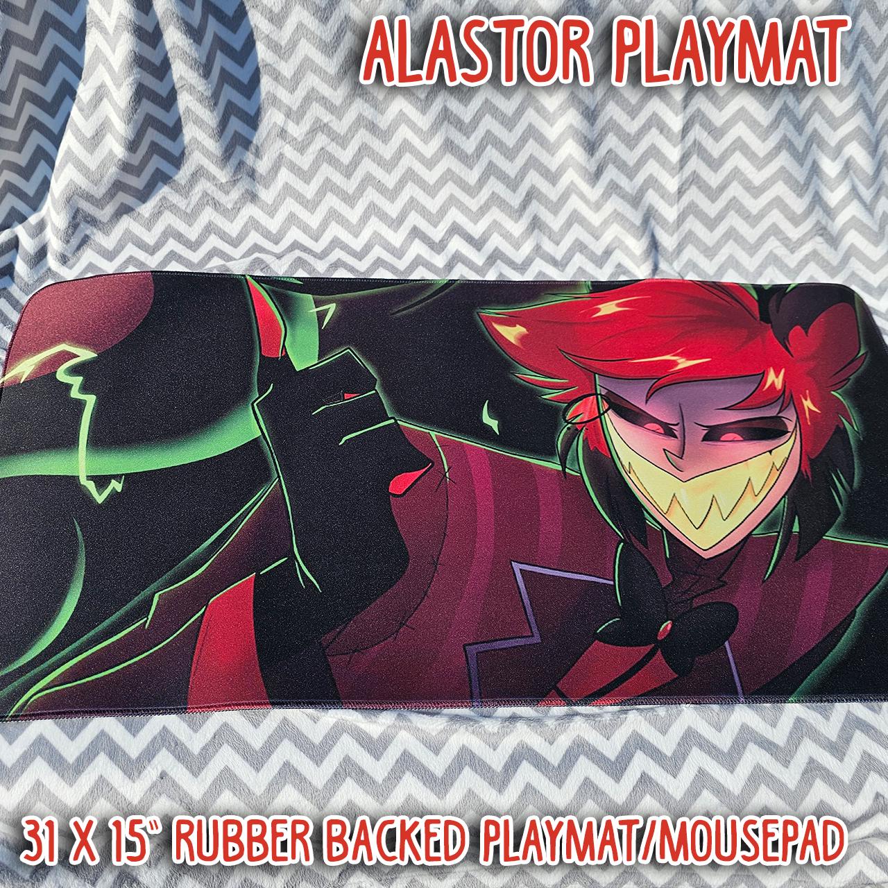 Hazbin Hotel- ALASTOR PLAYMAT/MOUSEPAD [~31 X 15