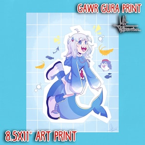 GAWR GURA PRINT [8.5x11&quot;]