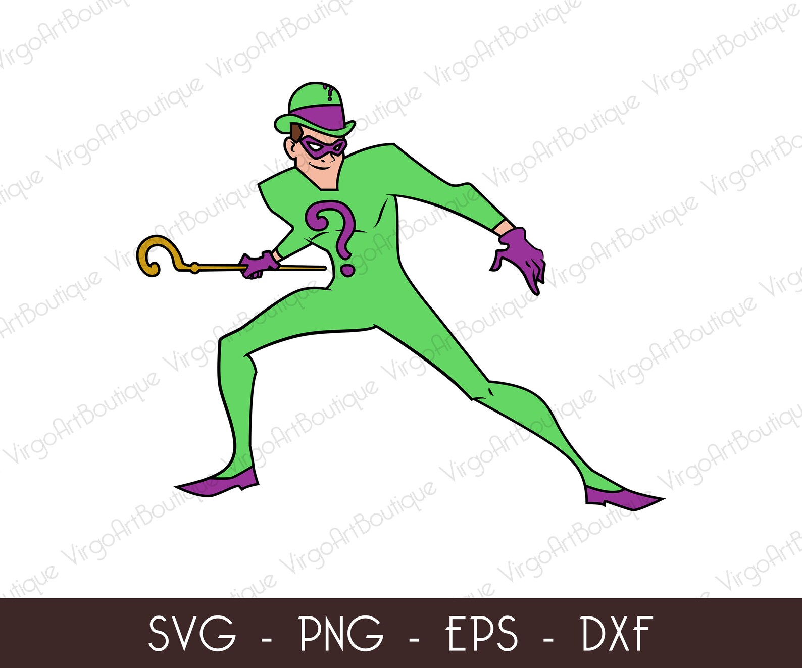 Batman Riddler Svg Png Eps Dxf Instant Download | Etsy