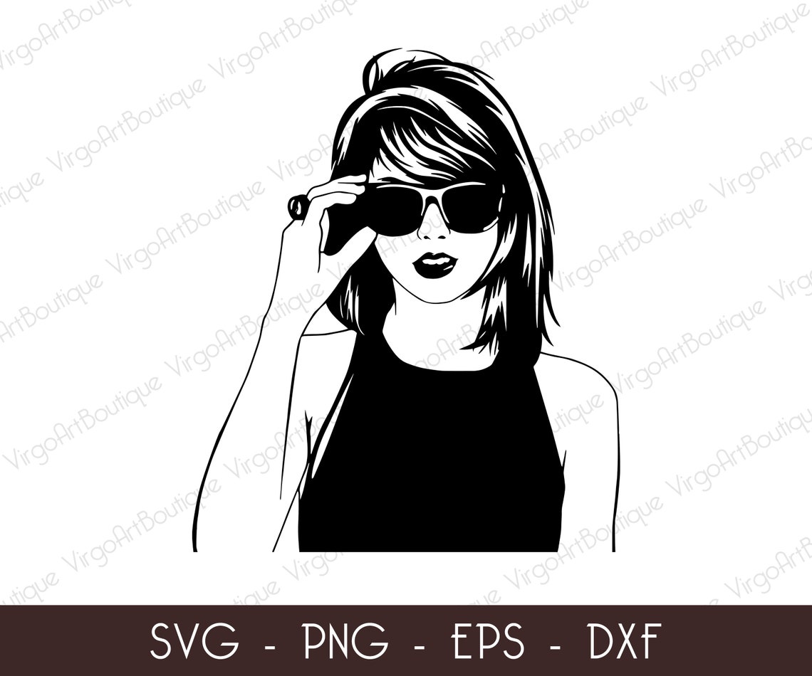 Taylor Swift Svg Png Eps Dxf Taylor Swift 1989 Silhouette C5A